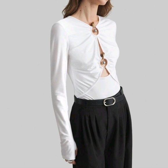 Black Shearling-Lined Women's Jacket - Picture 3 of 4